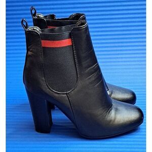 Koi Footwear Black Heeled Boots Size 9
